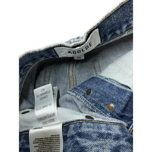 Agolde High Rise Straight Light Blue Riley Denim Jeans Size 24