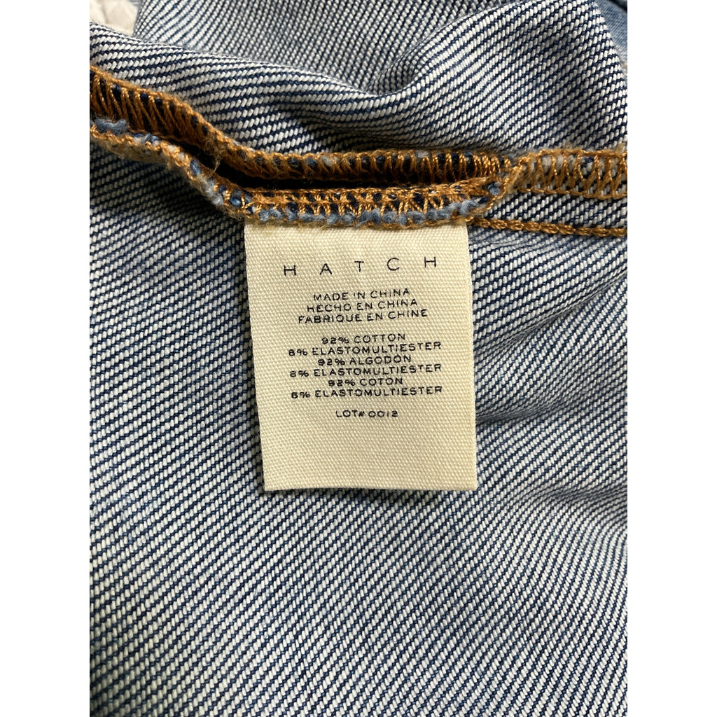 Hatch The Crop 'Maternity' Blue Cotton Denim Jean Size 29 - NWT