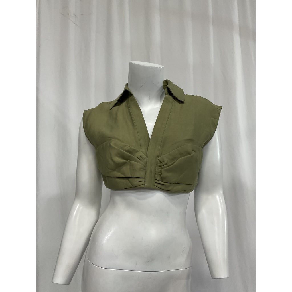 Cult Gaia 'Janette' Green Top Size S
