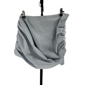 Lamarque 'Astrid' Blue Leather Skirt Size M