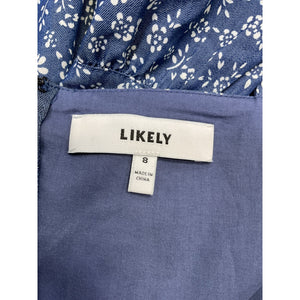 Likely Floral Blue/White Kimber Maxi Dress Size 8