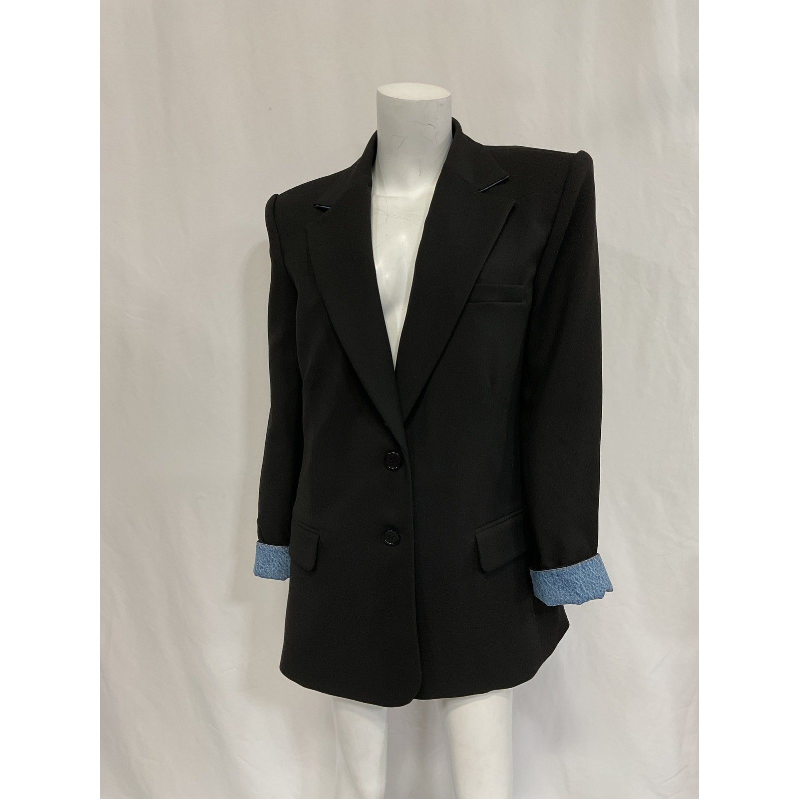 Ser.O.Ya 'Winona' Black Blazer Size S