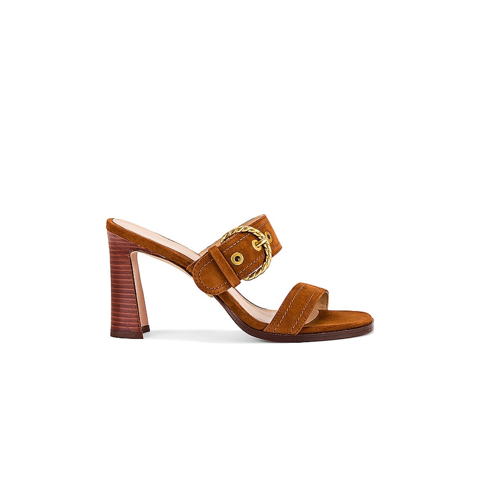 Veronica Beard 'Margaux' Brown Leather Heel Size 9
