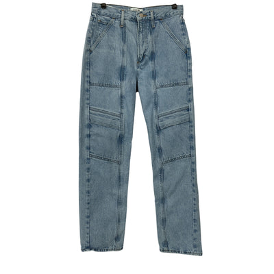 Agolde Relaxed Rank Cooper Cargo Denim Jeans Size 25