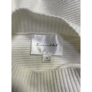Line & Dot 'Brielle' White Viscose Sweater Size M