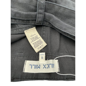 Alex Mill '9Th Street' Black Cotton Pant Size 6