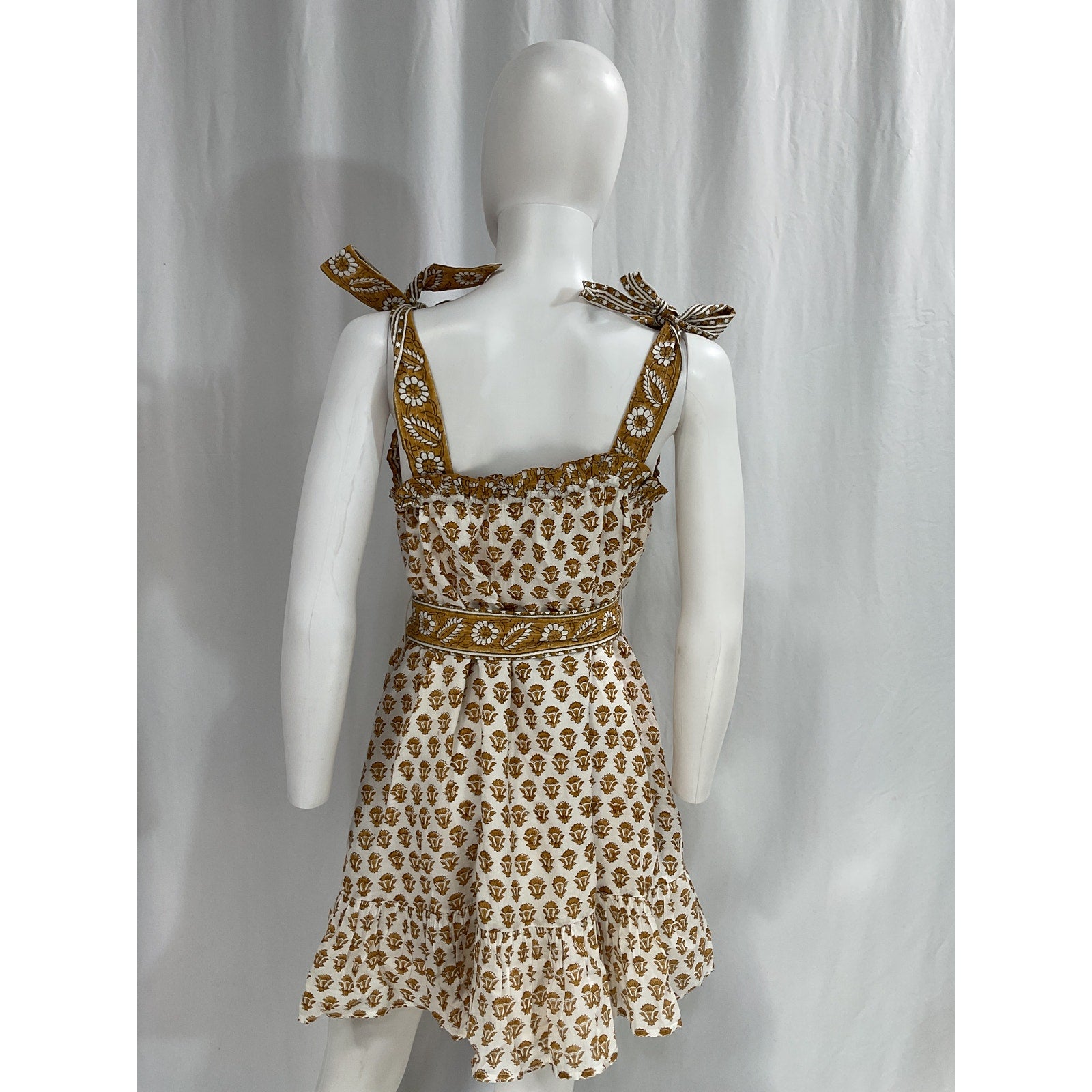 Cleobella 'Tillie' Brown Mini Dress Size S