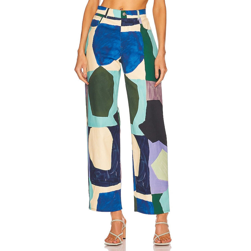 Miaou X 'Paloma' Green Cotton Elsesser Fargo Pants Size XS