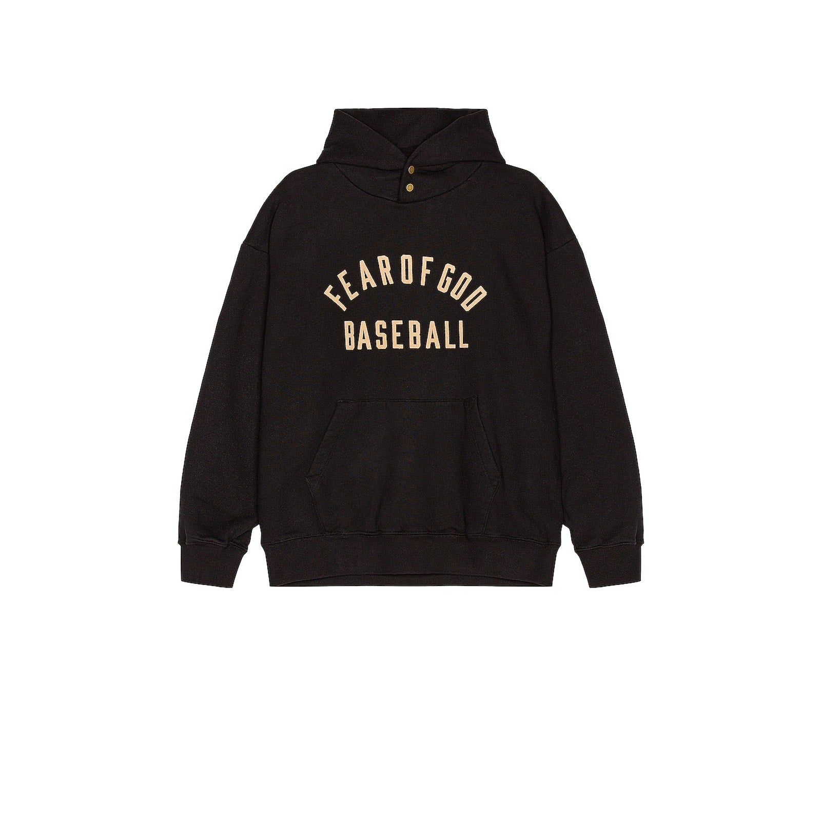 Fear Of God 'Baseball' Black Cotton Hoodie Size M