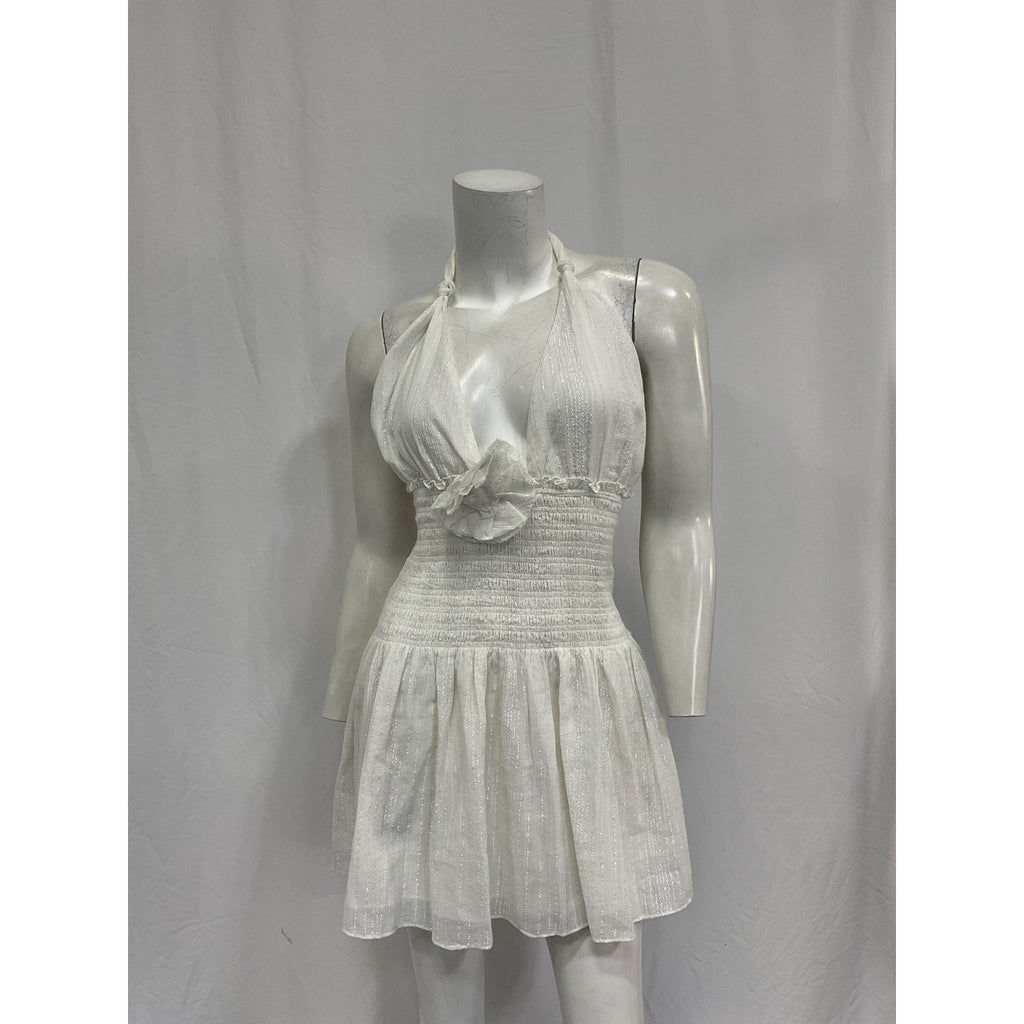 Loveshackfancy 'Luisetta' White Cotton Dress Size S - NWT