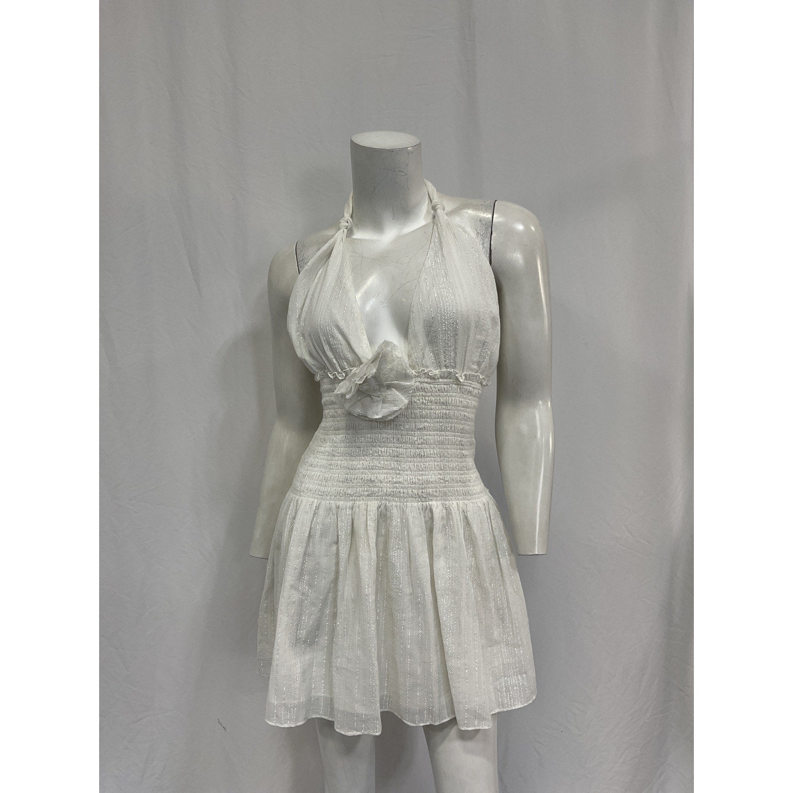 Loveshackfancy 'Luisetta' White Cotton Dress Size S - NWT