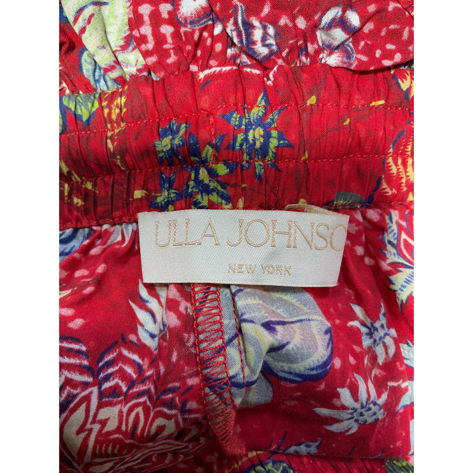 Ulla Johnson 'Devin' Red Poplin Shorts Size 2