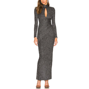 Michael Costello 'Winnie' Black Gown Size XXS