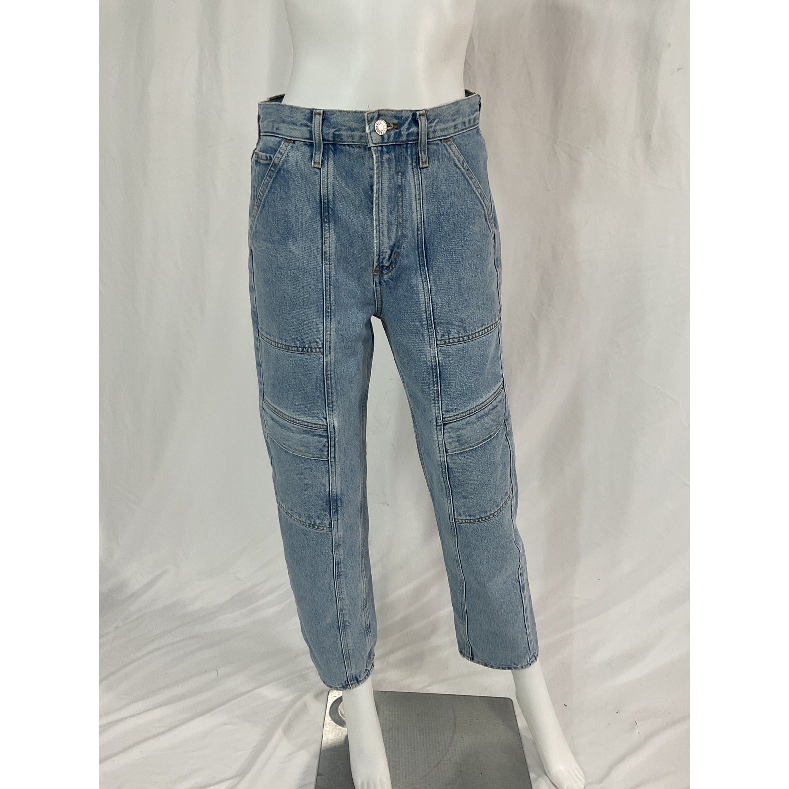 Agolde 'Cooper' Blue Cargo Denim Jean Size 25
