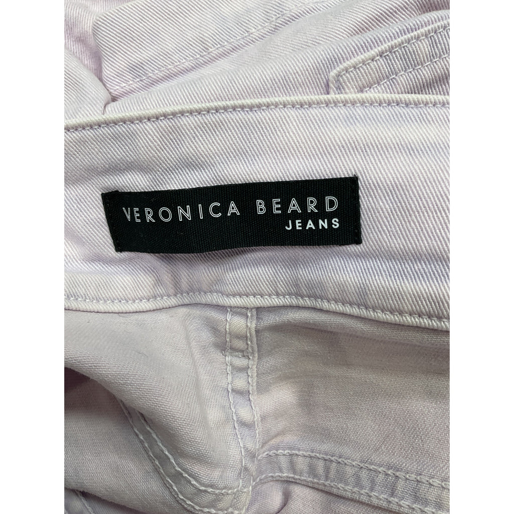 Veronica Beard 'Jaylen' Purple Cotton Pleated Denim Shorts Size 30/10