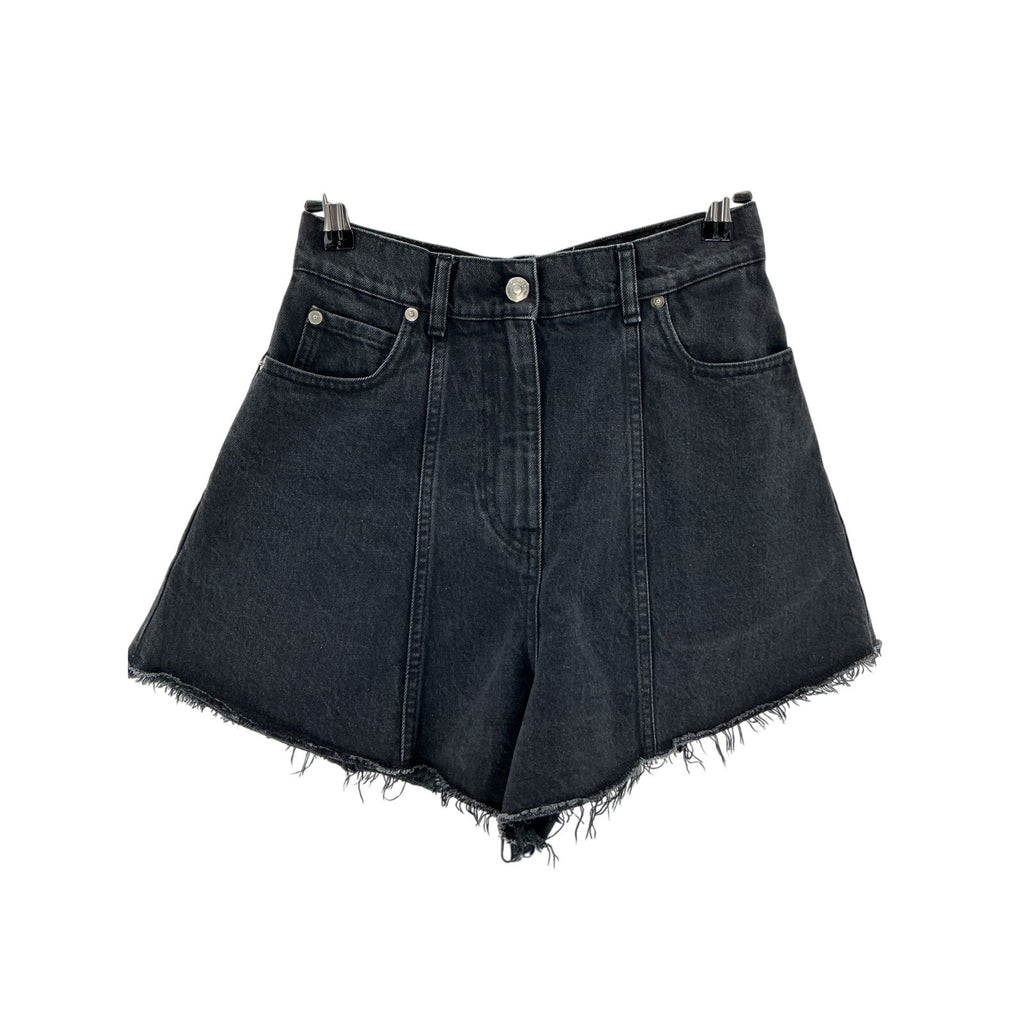 Iro 'Germinah' Black Cotton Shorts Size 23 S