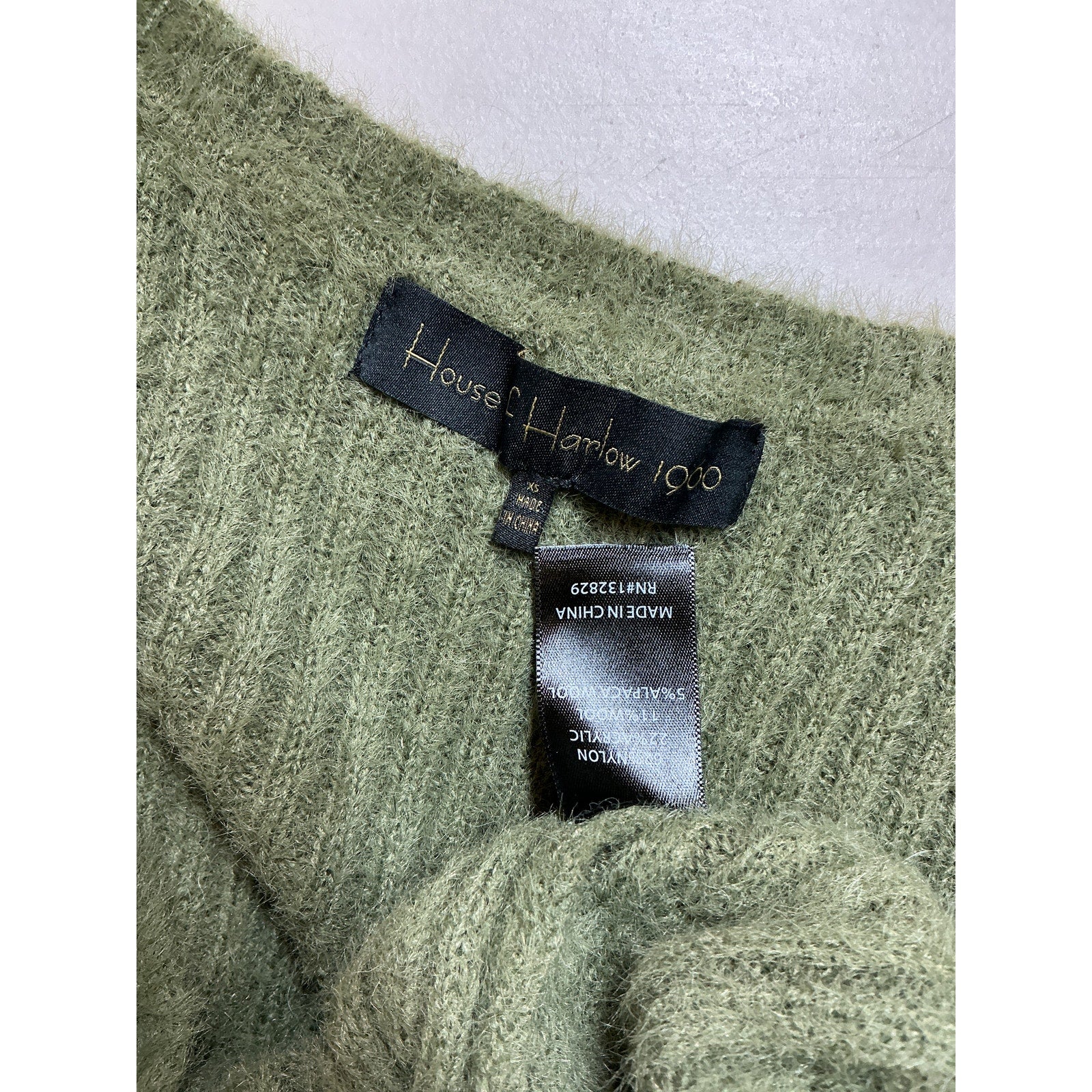 House Of Harlow 1960 x Revolve 'Khalida' Green Wrap Sweater Size XS