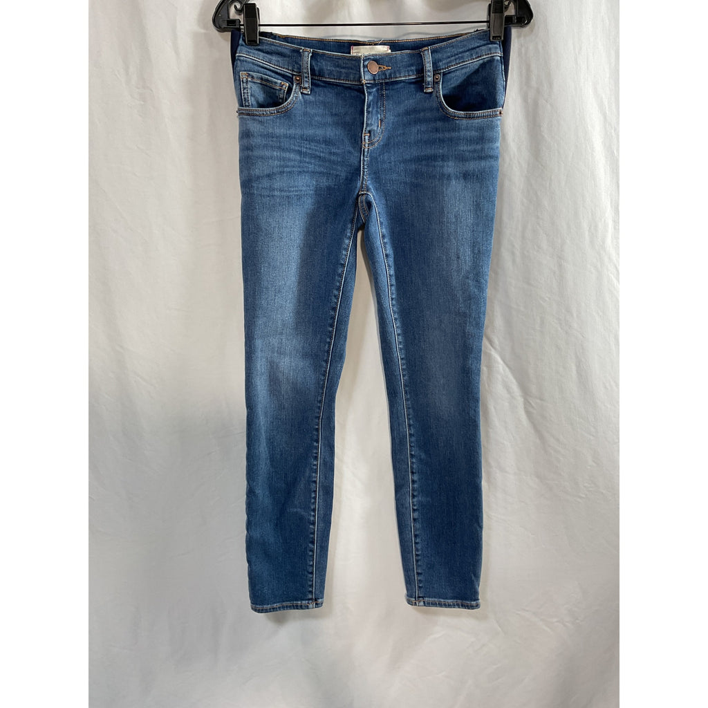 Hatch The Slim Maternity Blue Cotton Denim Jean Size 25