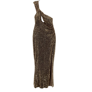 Nookie Sequined Gold Therese Dress Size S