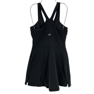 Alo Yoga Sleek Black Airbrush Real Racerback Dress Size M