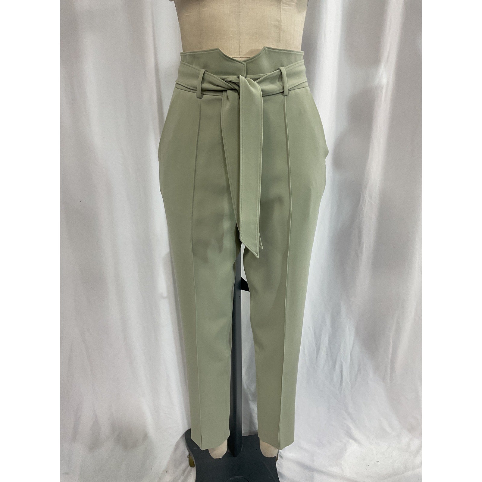 Simkhai 'Remington' White Crepe Tapered Pant Size 4