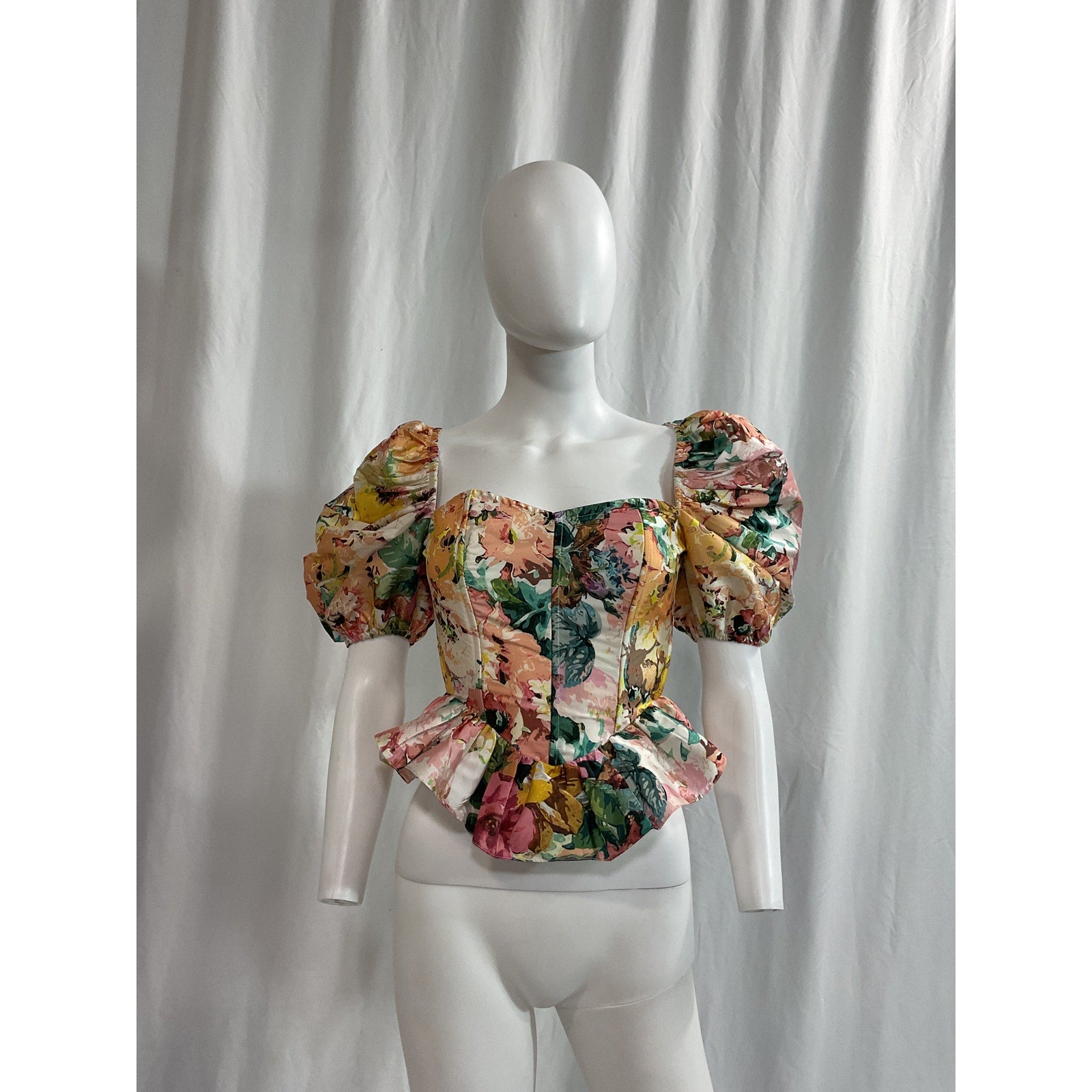 Hemant And Nandita 'Aroha' Pink Top Size XS