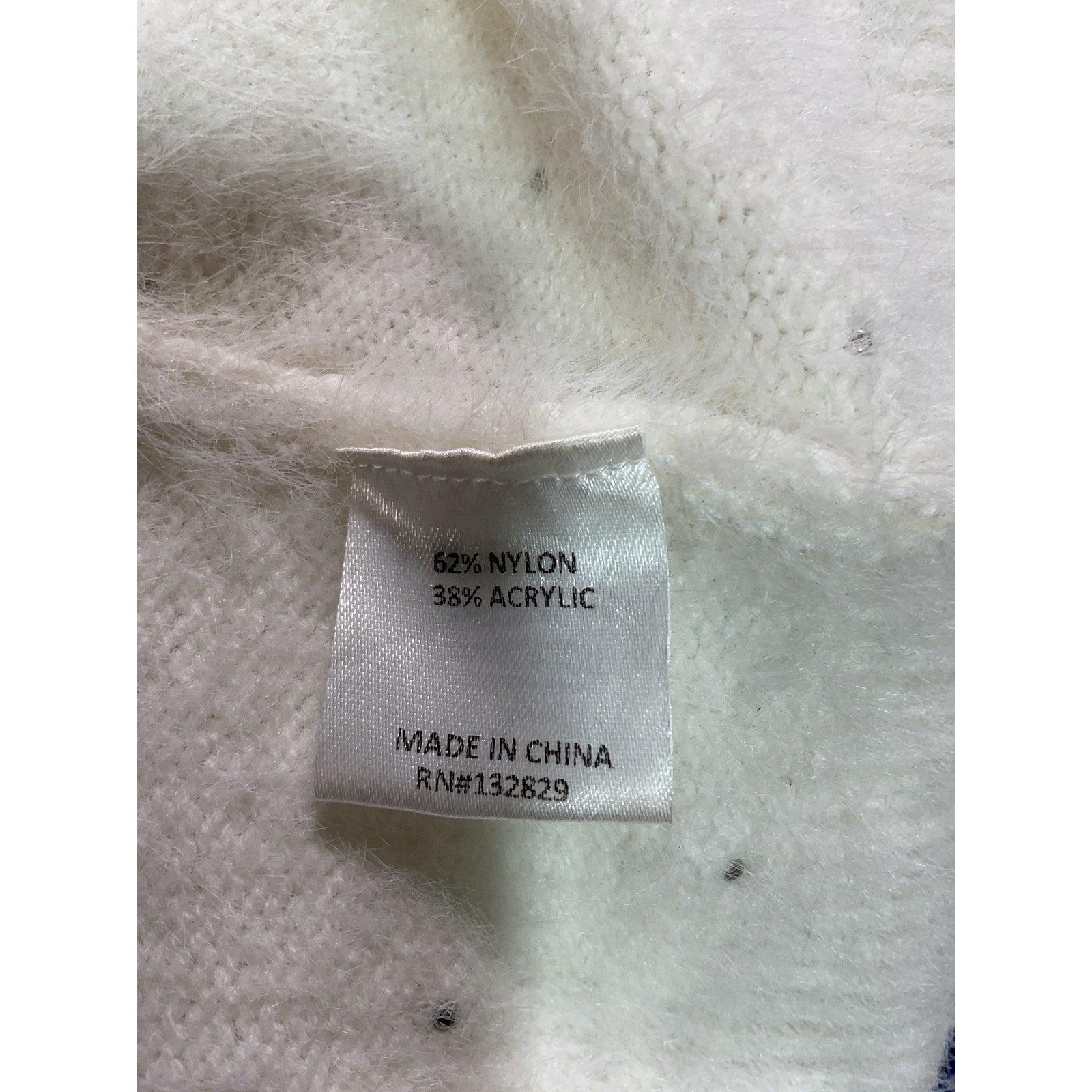 Majorelle 'Vivica' White Pearl Accent Cardigan Size S