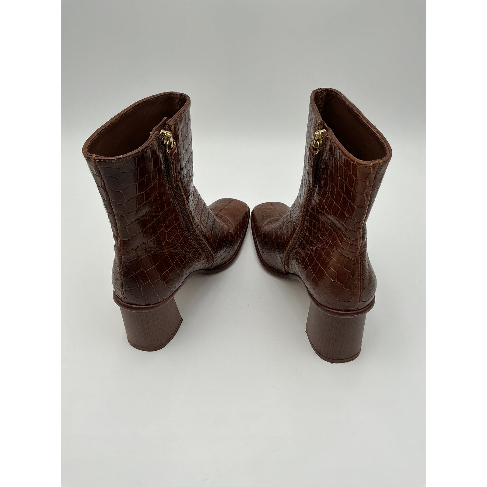 Alohas West Brown Leather Cape Boot Size 7