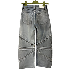 Eb Denim Zipped Gray Frederic Denim Jeans Size 24
