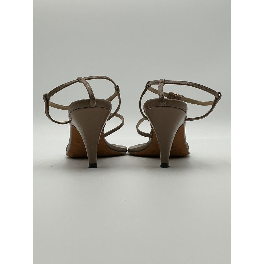 Khaite 'Jones' Tan Leather Sandals Size 6