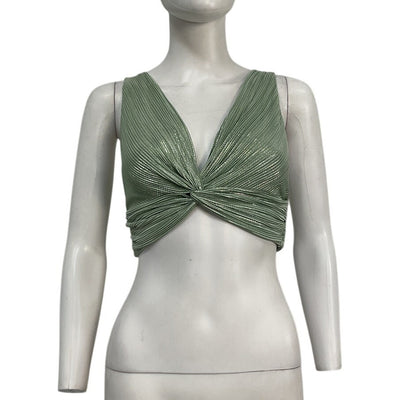 Sabina Musayev Shimmery Mint Savannah Top Size S NWT