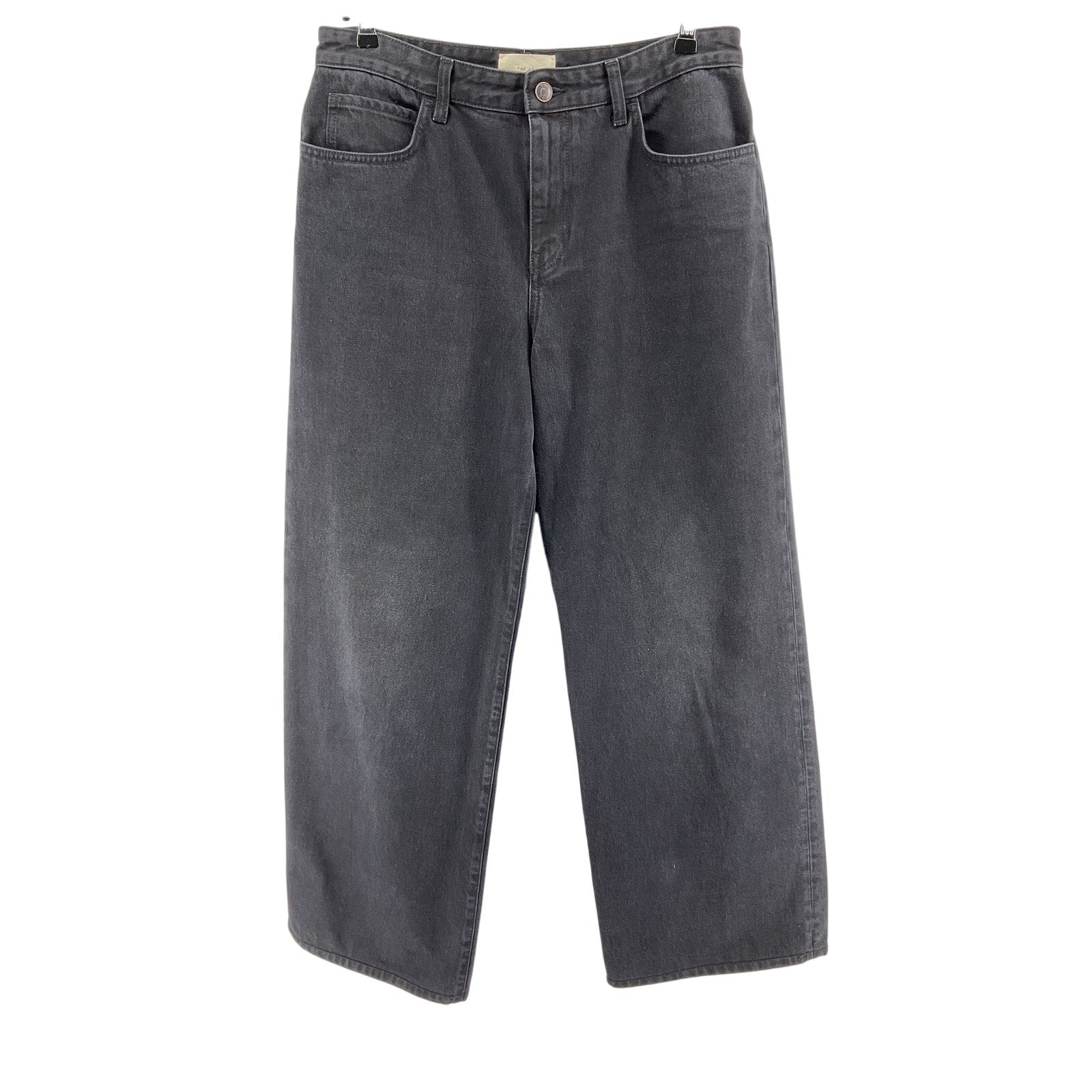The Row 'Eglitta' Black Wide-Leg Jeans Size 8