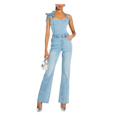 Retrofête Classic Blue Dawson Jumpsuit Size M