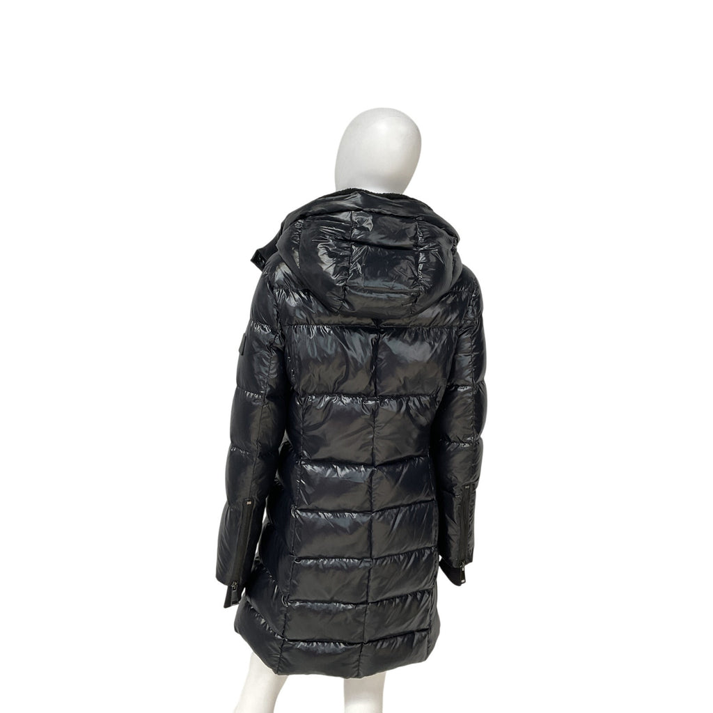 Sam. New 'Soho' Black Nylon Down Coat Size M