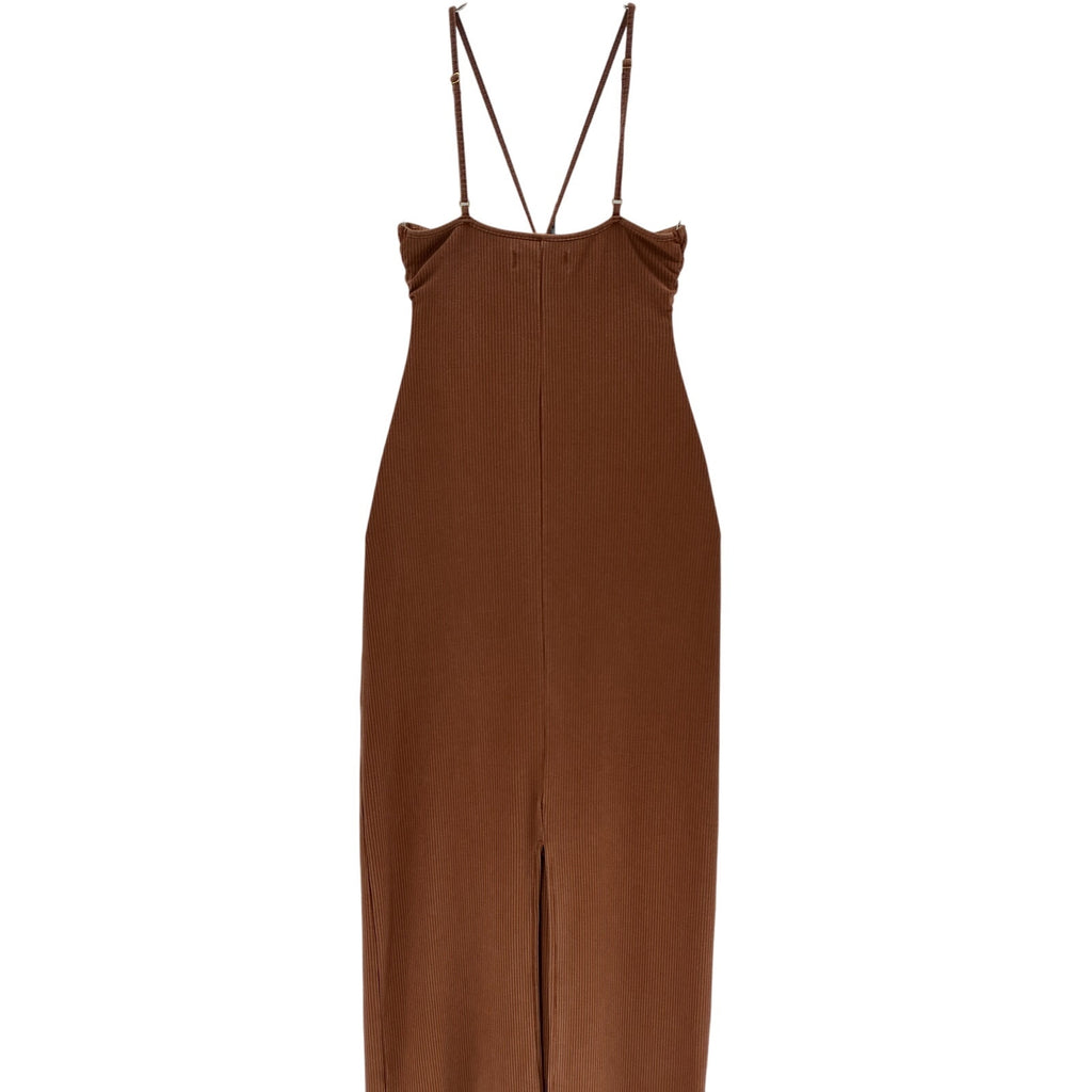 L*Space 'Ellery' Brown Lyocell Dress Size SM