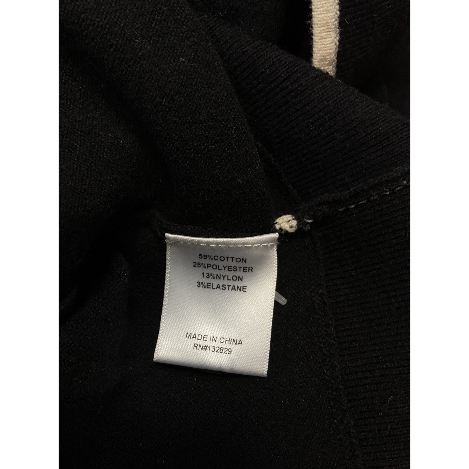 Majorelle 'Varma' Black Cotton Sweater Jacket Size S