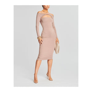 Retrofête 'Irene' Pink Long Sleeve Dress Size S - NWT