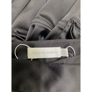 Simkhai 'Carolina' Black Acetate Structured Utility Pant Size 0