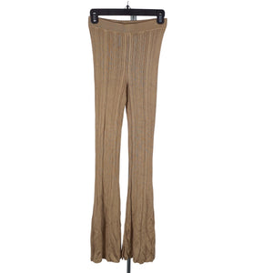 Michael Costello Ribbed Tan Kadri Pants Size XS