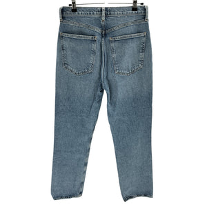 Agolde Stretch Blue High Rise Stovepipe Denim Jeans Size 29