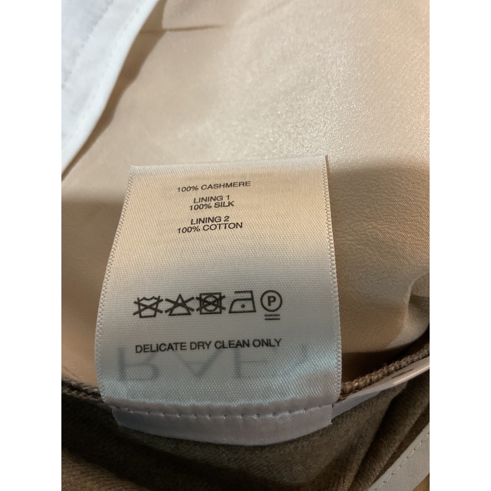 Gabriela Hearst 'Rhein' Tan Cashmere Pant Size 8