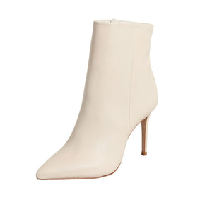 Schutz Sleek Beige Mikki Ankle Boots Size 5B