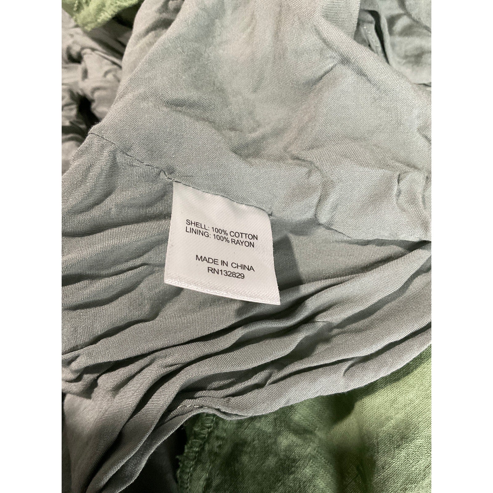 Tularosa 'Johanna' Green Cotton Mini Dress Size S