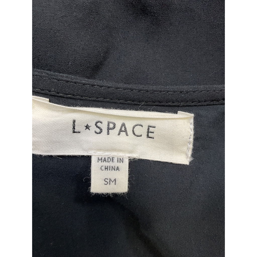 Lspace 'Colette' Black Waist Cut Out Dress Size S
