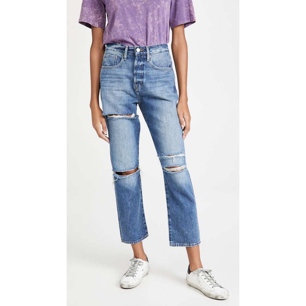 Frame Le Original Blue Slash Pants Size 25
