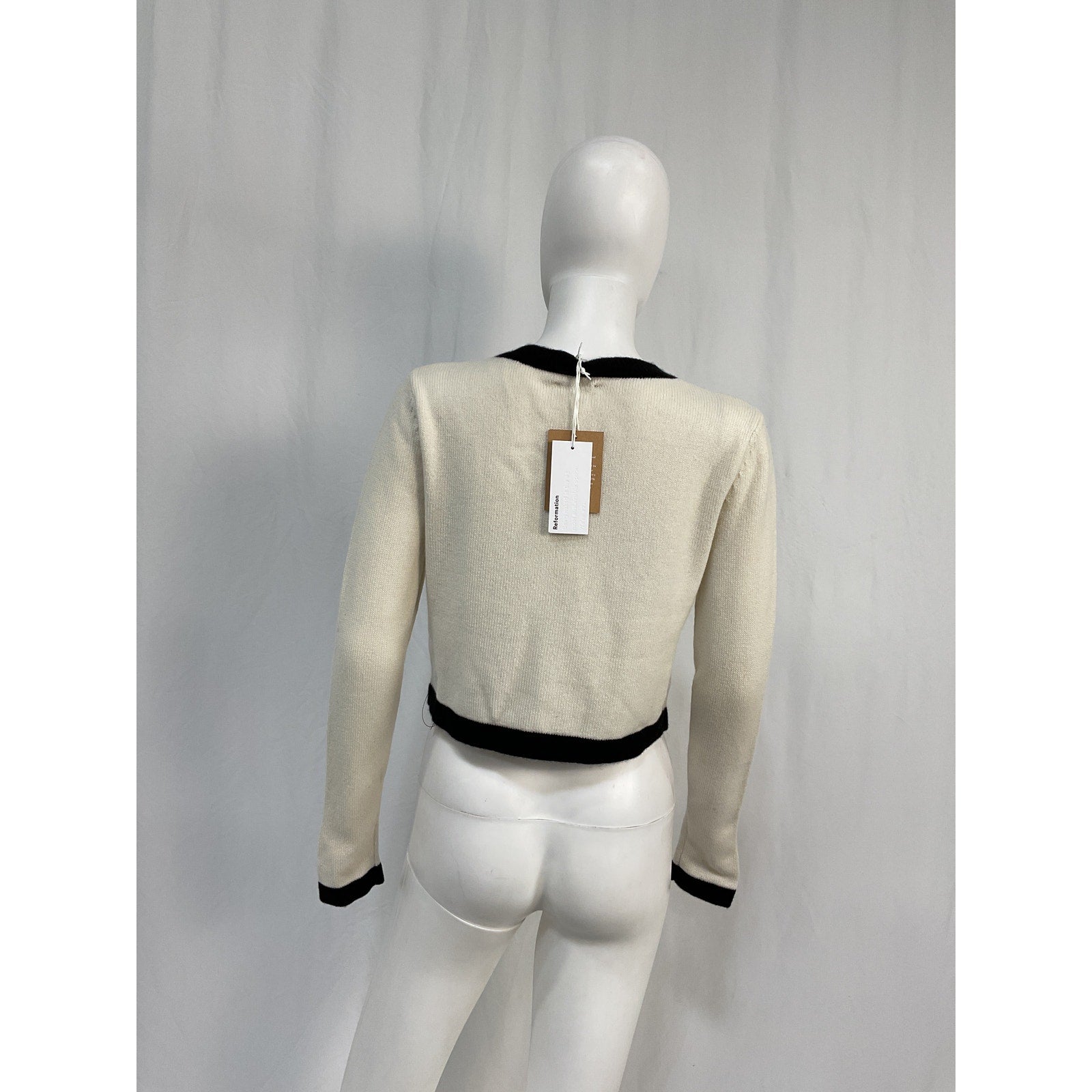 Reformation 'Becka' Cream Cashmere Cardigan Size XS - NWT