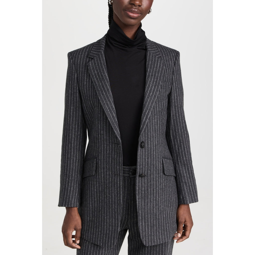 Rag & Bone 'Charles' Grey Italian Wool Blazer Size 0