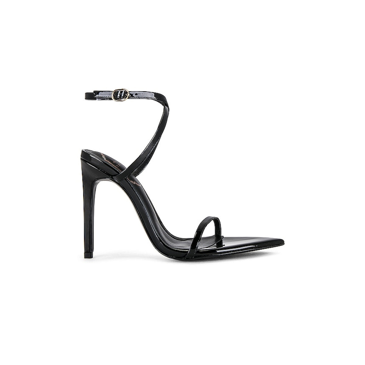 Michael Costello x Revolve 'Sonia' Black Patent Leather Sandal Size 7