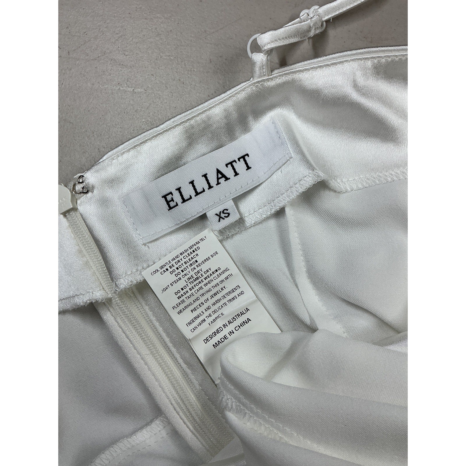 Elliatt x Revolve 'Jacinda' White Polyester Dress Size XS