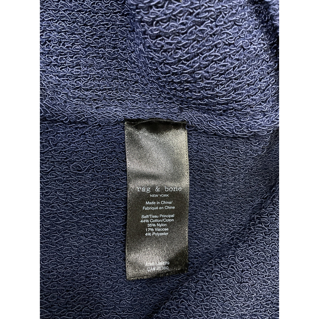Rag & Bone 'Meghan' Blue Cotton Vest Size M - NWT
